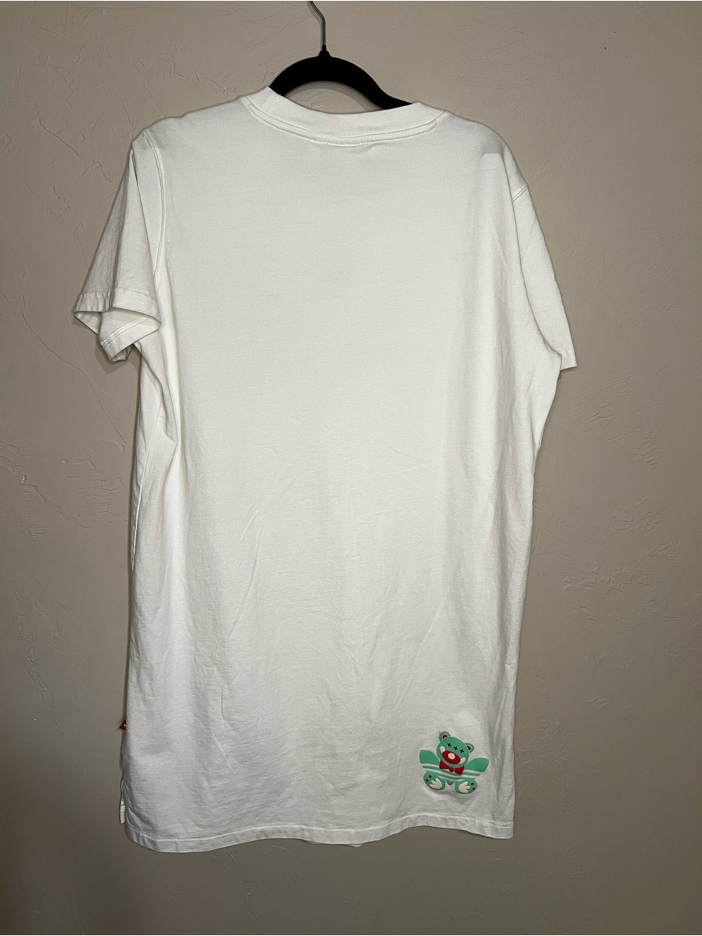 Adidas Japanese Chili GFX White Graphic T-Shirt Streetwear Oversized Tee Dress - Picture 10 of 13